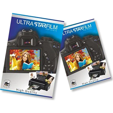 Ultrastarfilm Kuşe Kağıt A4 Parlak Çift Taraflı 120Gr/m² 100 Adet/Paket (Tüm Yazıcılarla