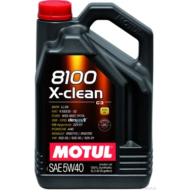 Motul 8100 X-Clean 5W-40 4 Litre Motor Yağı (Üretim Yılı