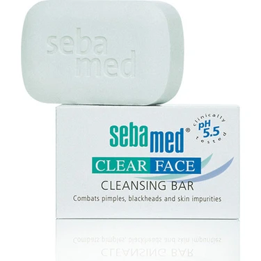 Sebamed Clear Face Sabun 100 g Tüm Cilt Tipleri için Nemlendirici Etkili Hyaluronik Asit