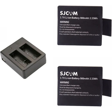 Sjcam Usb Tipi Çiftli Şarj Aletli Batarya