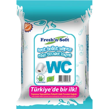 Fresh N Soft Islak Tuvalet Kağıdı 3'Lü Ekonomik Paket 180