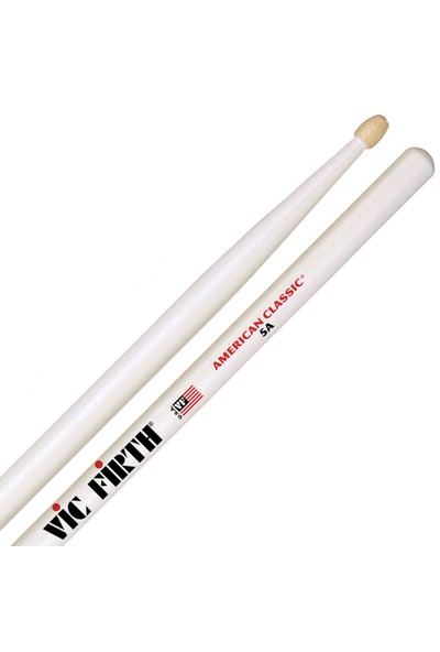 Vicfirth V5Aw American Classic 5A White Finish Baget