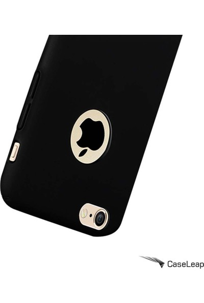Case Leap İphone 6/6S Plus Tam Korumalı İnce Rubber Kılıf Siyah