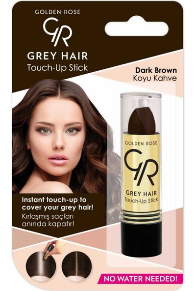 Golden Rose Gray Hair Touch-up Beyaz Saç Kapatıcı Stick (Koyu Kahve)