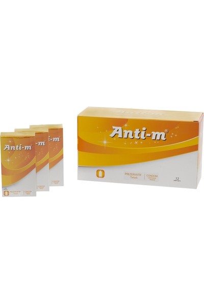 AntiM Tırtıklı 1 Prezervatif
