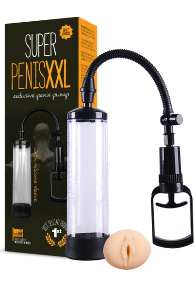 Hızlıexpress PenisXXL Penis Vakum Pompası + Realistik Vajina Başlık Giriş