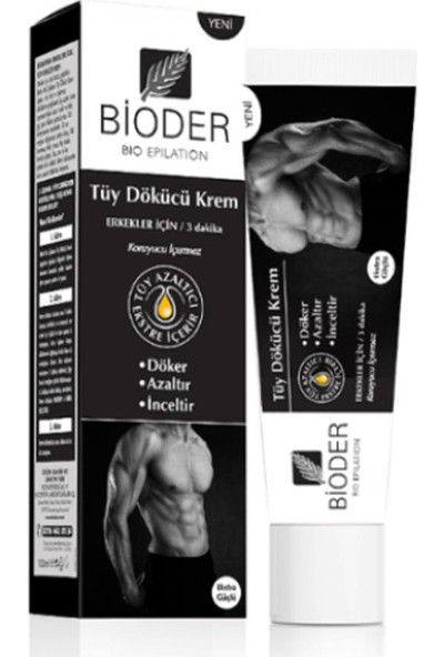 Bioder Bio Epilation Erkekler için Tüy Dökücü Krem 100 ml