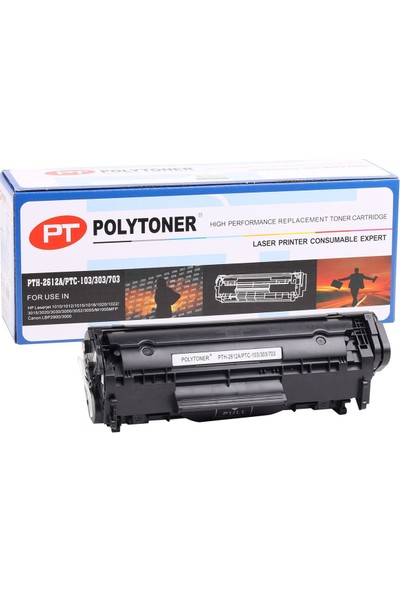 Polytoner Hp Q2612A Toner 1010/1012/1015/1018/1020/1022/ 1050 3015/ 3020/ 3030 Crg-703