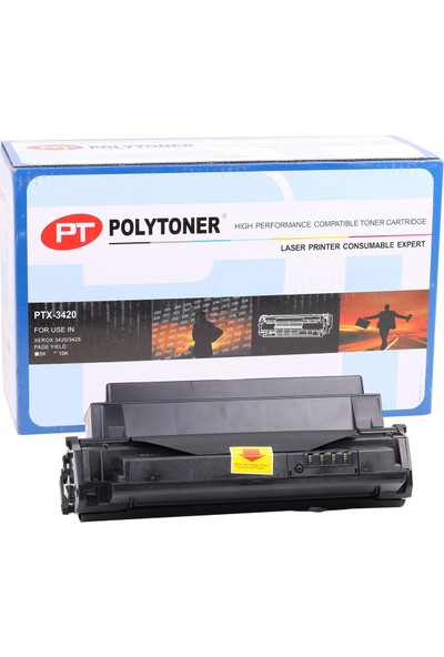 Polytoner Xerox Phaser Toner 3420/3425 (106R01034) (10000 Sayfa)
