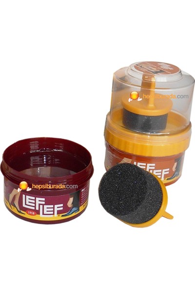 Nuri Leflef Krem Ayakkabı Boyası Cilalı 60 ml Siyah