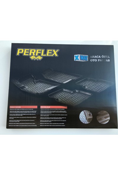 Perflex Honda Civic Paspas 3D Havuzlu Siyah 2006-2012 Arası Uyumlu