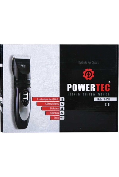 Powertec TR 6500 Saç ve Sakal Tıraş Makinesi