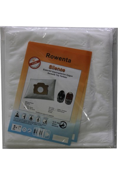 Rowenta Silence Force Elektrikli Süpürge Sentetik Toz Torbası