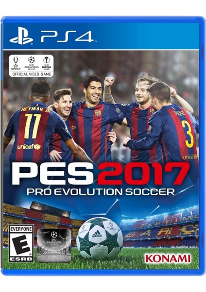 Pes 2017 Türkçe Menü PS4 Oyun