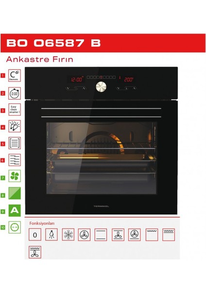 BO O6587 W (2016) Ankastre Fırın fiyatları