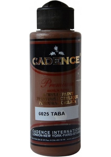 Premium Akrilik Boya 120ml 6025 Taba