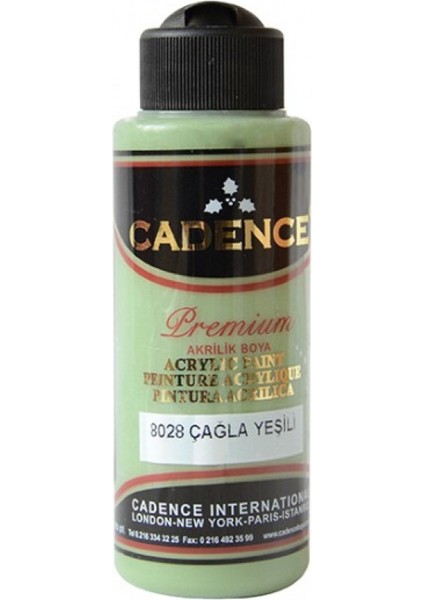 Premium Akrilik Boya 120ml 8028 Çağla Yeşili