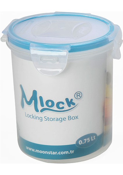 Mlook Round 0,75 lt Saklama Kabı