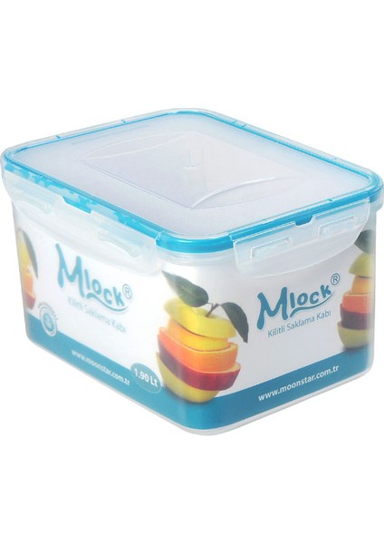 Mlook 1,90 lt Saklama Kabı