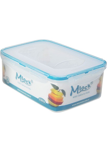 Mlook 2,5 lt Saklama Kabı