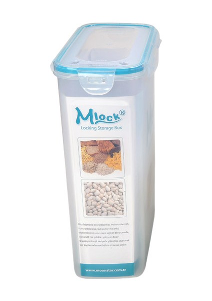 Mlook Bakliyat 4,5 lt Saklama Kabı