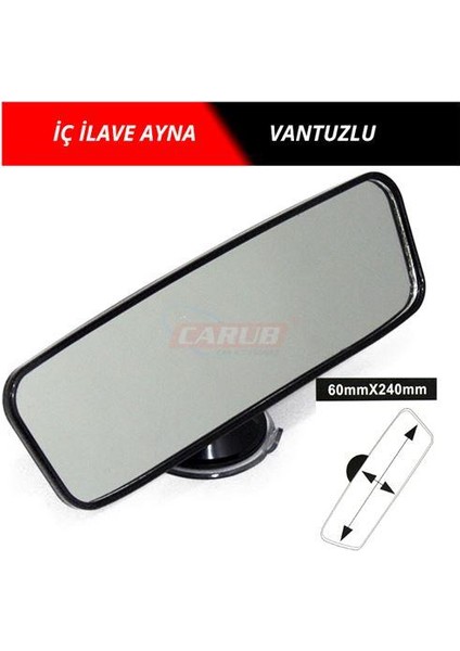 Ayna İç İlave Vantuzlu 24Cm