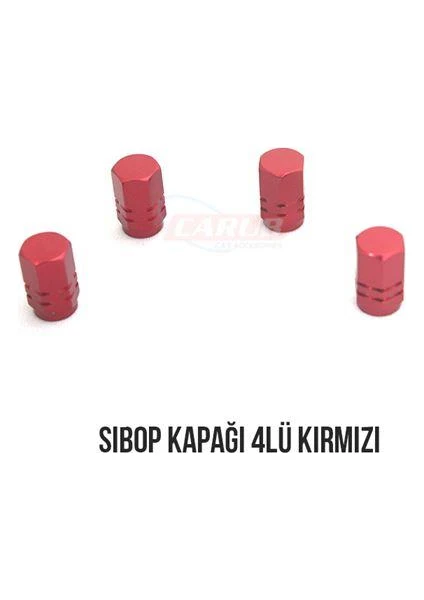 Sibop Kapağı 4Lü Kırmızı