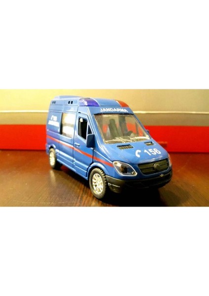Can Toys Jandarma Siren Sesli Ve Işıklı Metal Araba 1:40 Ölçek