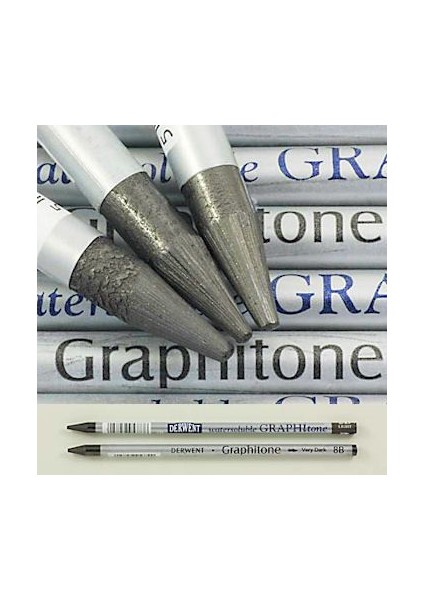 Suda Çözünebilen Ağaçsız Grafit Kalem 8B Very Dark Wash