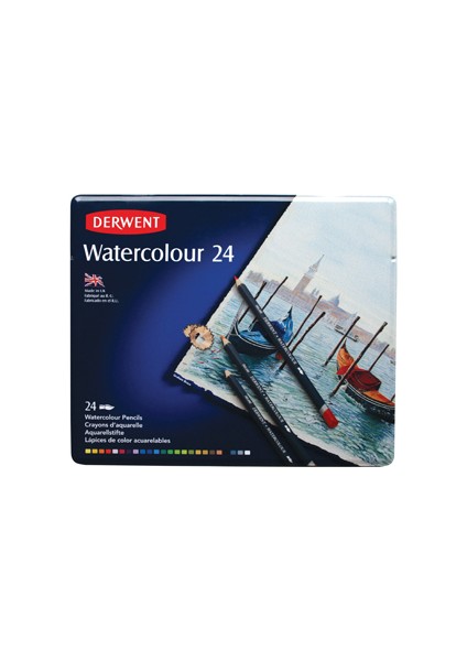 Watercolour 6,9 mm Sulandırılabilir Kuru Boya 24'lü (32883)