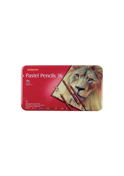 Pastel Pencil 36'Lı Teneke Kutu Pastel Kalem Seti