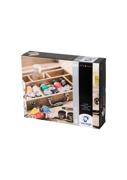 Van Gogh Yağlıboya Seti Ahşap Çantalı 12 Parça Renkli Sanat Malzemeleri