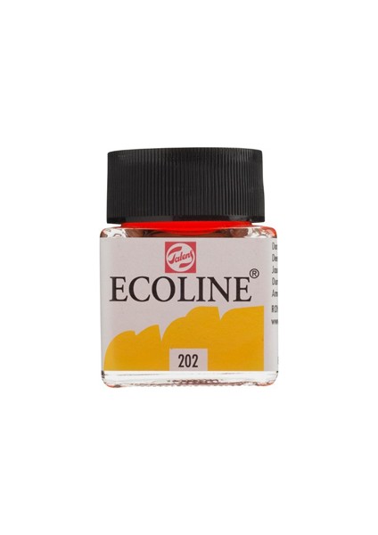 Talens Ecoline Jar 30Ml. Deep Yellow 202 Rt11252020