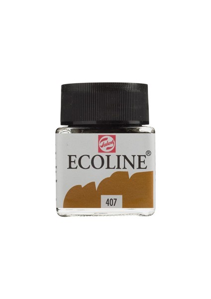 Talens Ecoline Jar 30Ml. Deep Ochre 407 Rt11254070