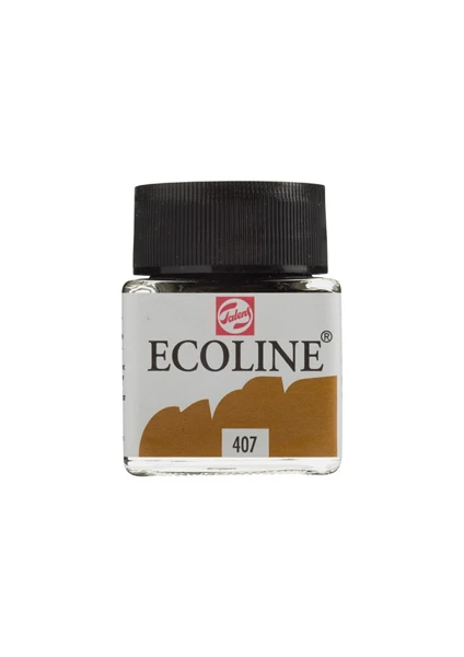 Talens Ecoline Jar 30Ml. Deep Ochre 407 Rt11254070