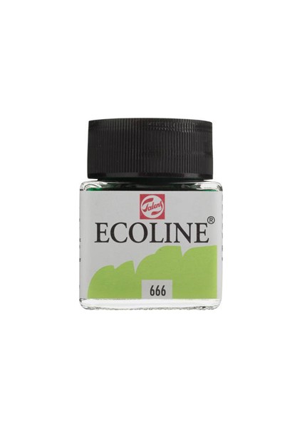 Talens Ecoline Jar 30Ml. Past. Green 666 Rt11256660