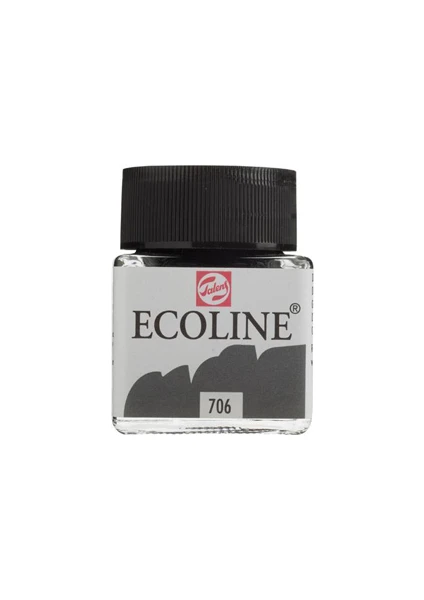 Talens Ecoline Jar 30Ml. Deep Grey 706 Rt11257060