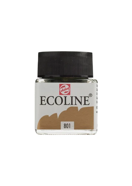 Talens Ecoline Jar 30Ml. Gold 801 Rt11258010