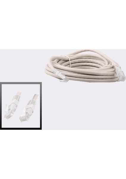 Np611 Cat6 5Mt Gri Utp Patch Kablo