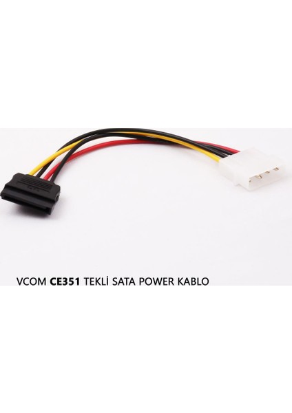 Ce351 Tekli Sata Power Kablo 0.15Mt