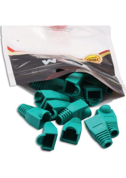 Nm001 Yeşil Rj-45 Kapak 20Li Paket