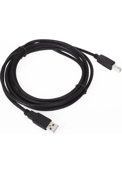 Cu201-B-3 3Mt 2.0 Siyah Usb Yazıcı Kablosu