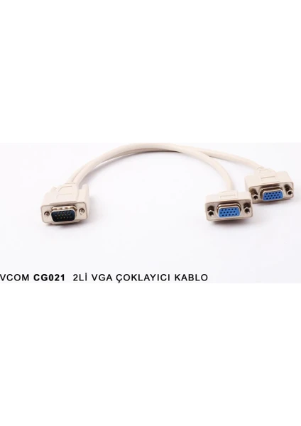 Cg021-0.2  2Li Vga Çoklayıcı Kablo