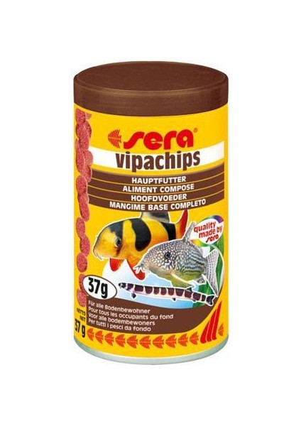 Vipachips Çöpçü Balık Yemi 250 Ml - 90 Gr