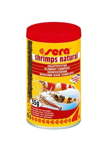 Shrimps Natural Doğal Karides Yemi 100 Ml - 55 Gr