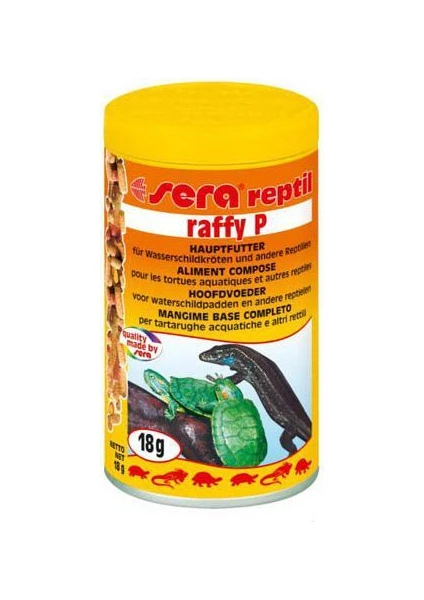 Raffy P Kaplumbağa Yemi 250 Ml - 50 Gr