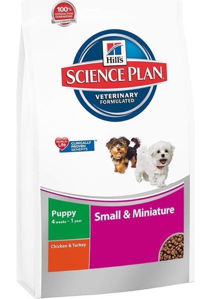 Puppy Small Miniature Küçük Irk Tavuk Ve Hindili Yavru Köpek Maması 1,5 Kg