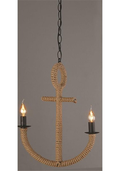 Rope Çapa Halat Avize Sarkıt Lamba