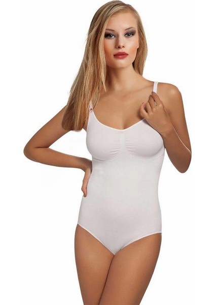 2966 Alttan Çıtçıtlı Dikişsiz Body Korse