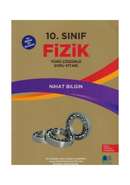 Nihat Bilgin Yayıncılık 10. Sınıf Fizik Tümü Çözümlü Soru Bankası